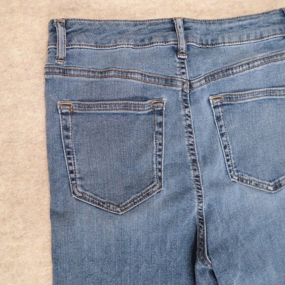 ASOS Women's Stretch Skinny Jeans Blue Denim High Rise 28/36 Actual US 26x32 - Picture 6 of 12